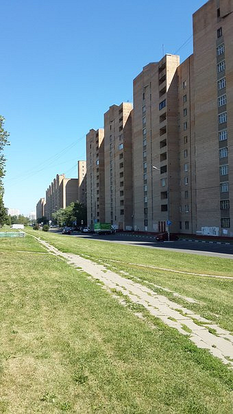 самый длинный дом в Москве. 